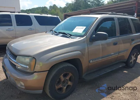 2002 Chevrolet Trailblazer Lt from USA, damaged, VIN 1GNDS13S022314003